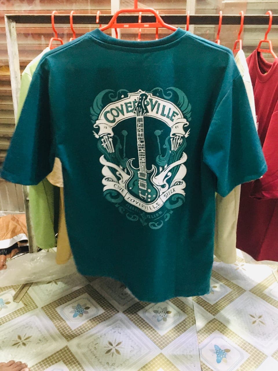 Premium Drop Shoulder T-Shirt Light Green — অরিজিনাল টেকচার | Gentlore