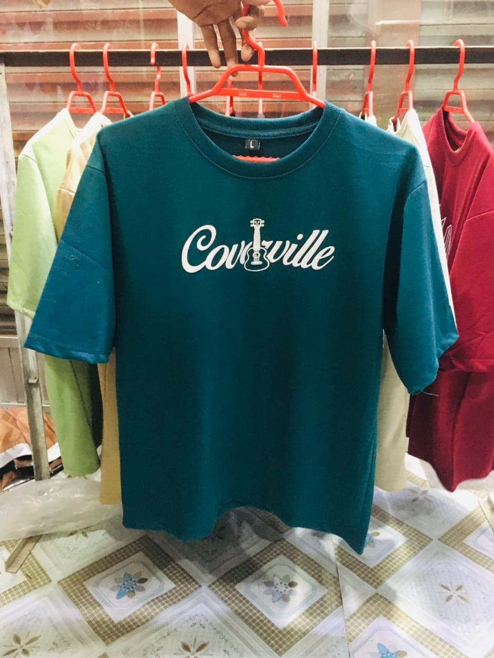 Premium Drop Shoulder T-Shirt Light Green — ছবি 5 | Gentlore