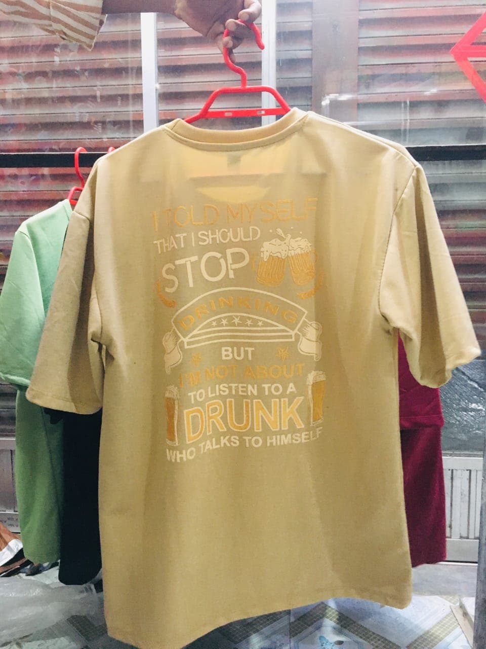 Premium Drop Shoulder T-Shirt Light Pink — হাই-কোয়ালিটি প্রিন্ট ও সেলাইয়ের ডিটেইল | Gentlore