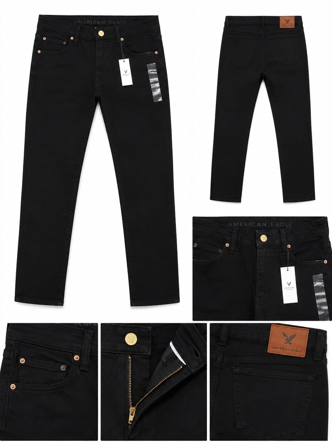 American Eagle Slim Pants Black — American Eagle | Gentlore
